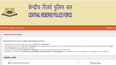 CRPF recruitment 2023: Apply for 212 SI, ASI posts at rect.crpf.gov.in CRPF recruitment 2023: Apply for 212 SI, ASI posts at rect.crpf.gov.in