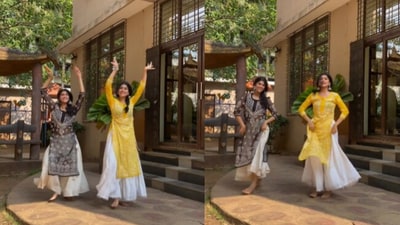 Women dance to O Rangrez. (Instagram/@riyashetty625) Women dance to O Rangrez. (Instagram/@riyashetty625)