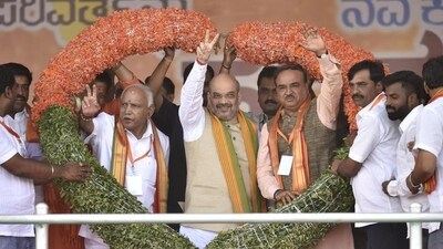 The BJP will release the election manifesto on Monday from Bengaluru (Arijit Sen / HT Photo) The BJP will release the election manifesto on Monday from Bengaluru (Arijit Sen / HT Photo)