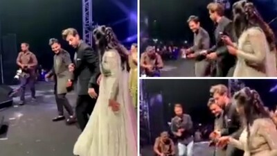 Hrithik Roshan was seen dancing up a storm with the bride and groom at a recent wedding. Hrithik Roshan was seen dancing up a storm with the bride and groom at a recent wedding.