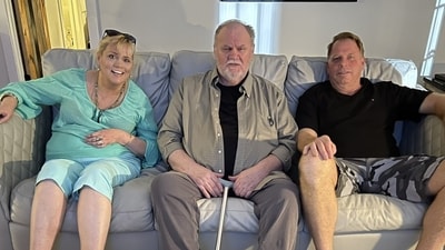 Meghan Markle's half-siblings Samantha (left) and Thomas Jr (right) with father Thomas Markle Sr (centre). Meghan Markle's half-siblings Samantha (left) and Thomas Jr (right) with father Thomas Markle Sr (centre).
