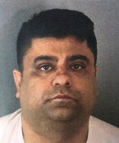 This booking photo released by the Riverside County Sheriff's Department shows Anurag Chandra, 42 of Corona, Ca., Monday, Jan. 20, 2020. A jury found Chandra guilty Friday, April 28, 2023, in the killings of three teenage boys after they played a doorbell-ringing prank on him in 2020. (AP) This booking photo released by the Riverside County Sheriff's Department shows Anurag Chandra, 42 of Corona, Ca., Monday, Jan. 20, 2020. A jury found Chandra guilty Friday, April 28, 2023, in the killings of three teenage boys after they played a doorbell-ringing prank on him in 2020. (AP)