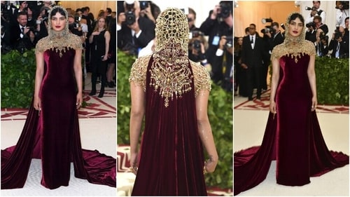 Priyanka Chopra at Met Gala 2018. Priyanka Chopra at Met Gala 2018.