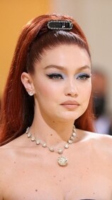 Gigi Hadid's makeup look at the 2021 Met Gala was a standout moment in the beauty world. (Pinterest) Gigi Hadid's makeup look at the 2021 Met Gala was a standout moment in the beauty world. (Pinterest)