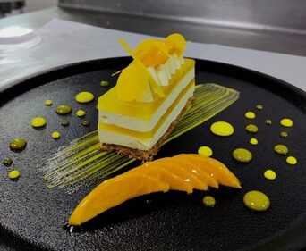 Mango Mousse Cake (Radisson Blu Karjat) Mango Mousse Cake (Radisson Blu Karjat)