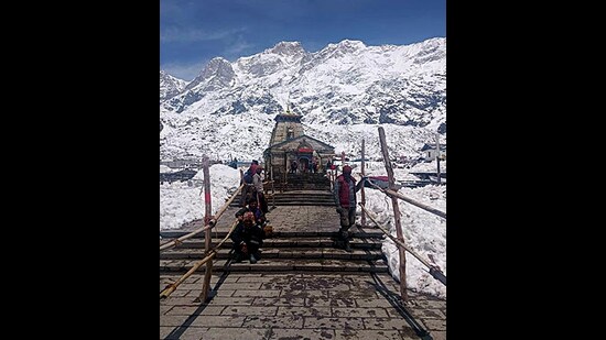A view of Kedarnath temple (ANI)
