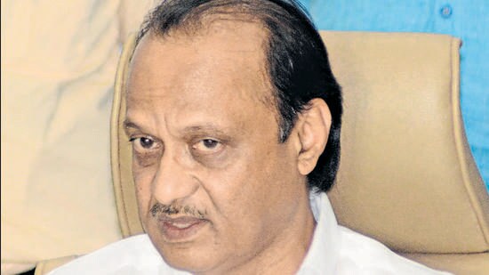 Pune, India - March 20, 2020: Ajit Pawar, Deputy Chief Minister during a press conference in Pune, India, on Friday, March 20, 2020. (Photo by Shankar Narayan/HT PHOTO)