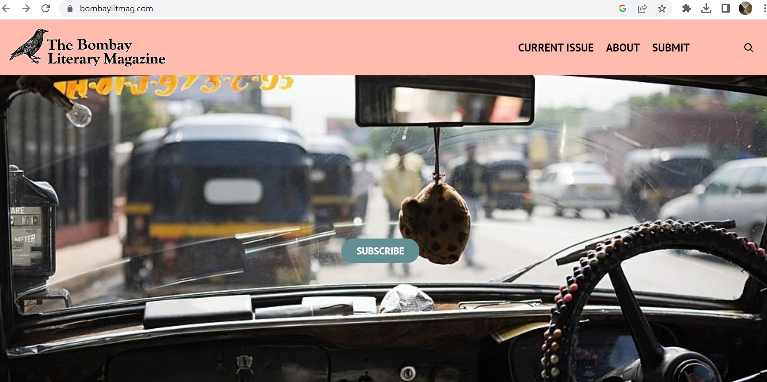 The front page of The Bombay Literary Magazine (Screenshot/HT Team)