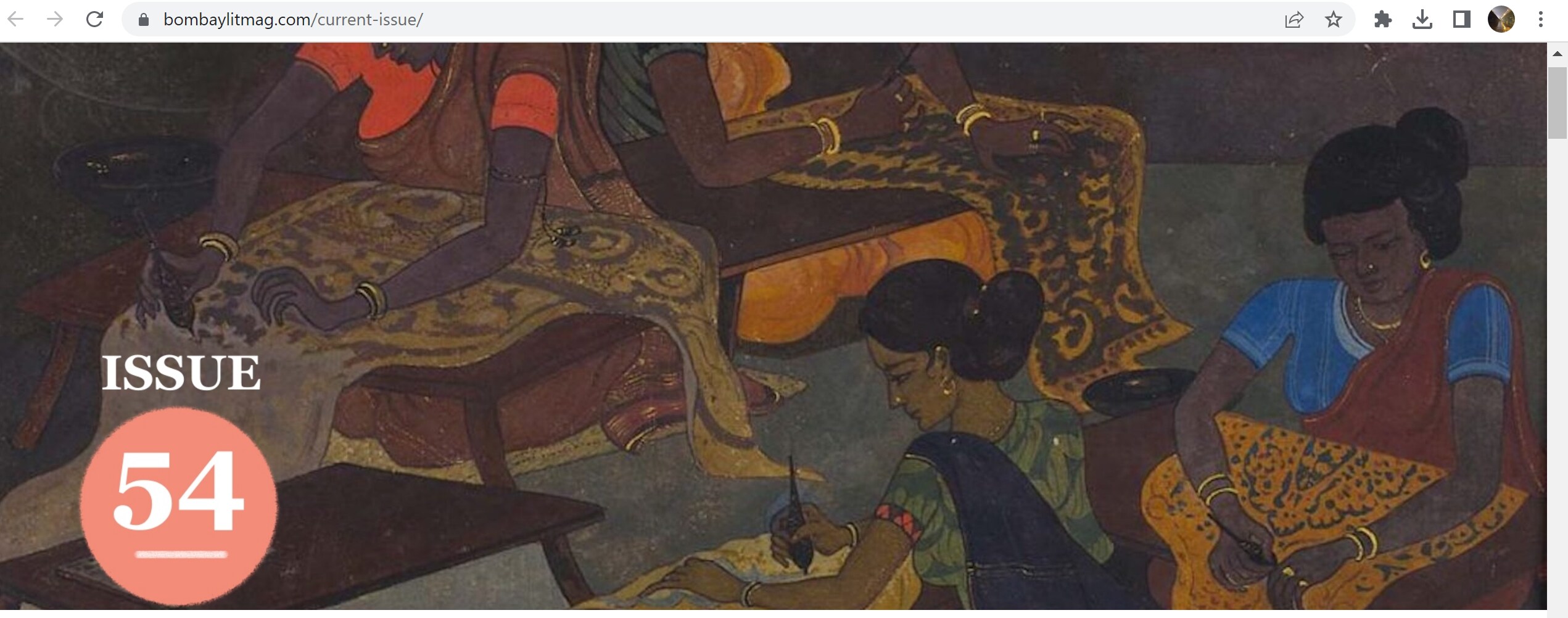 The current issue of The Bombay Literary Magazine (Screenshot/HT Team)