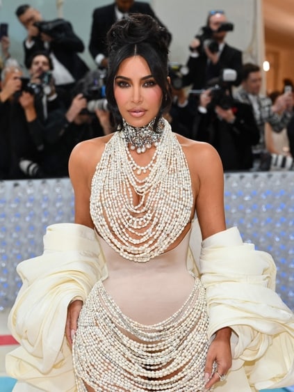 US socialite Kim Kardashian arrives for the 2023 Met Gala at the Metropolitan Museum of Art. (AFP) US socialite Kim Kardashian arrives for the 2023 Met Gala at the Metropolitan Museum of Art. (AFP)