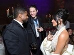 Kim Kardashian with Pete Davidson and Usher inside the Met Gala 2023. Kim Kardashian with Pete Davidson and Usher inside the Met Gala 2023.