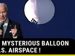 NEW MYSTERIOUS BALLOON IN U.S. AIRSPACE! NEW MYSTERIOUS BALLOON IN U.S. AIRSPACE!