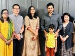Karthi welcomed fans who had travelled from Japan to see his film at his home. 