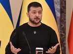 President of Ukraine Volodymyr Zelensky. 