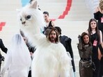 Jared Leto wears giant Choupette costume to Met Gala