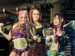 Damage CTRL: Dakota Kai, Bayley and ISO SKY (Left to right)(Twitter/@itsBayleyWWE)