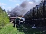 The last four days have seen two trains derailed by explosions. The last four days have seen two trains derailed by explosions.
