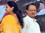 Supriya Sule and Ajit Pawar.