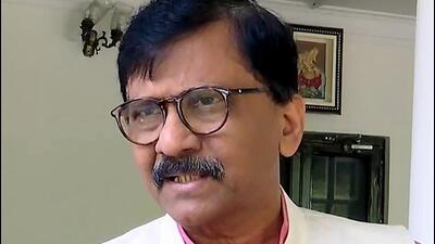 After Maharashtra BJP’s announcement campaigning in Karnataka, Shiv Sena (Uddhav Balasaheb Thackeray) spokesman Sanjay Raut said he and other leaders from his party would campaign for the candidates backed by the Maharashtra Ekikaran Samiti. (ANI) After Maharashtra BJP’s announcement campaigning in Karnataka, Shiv Sena (Uddhav Balasaheb Thackeray) spokesman Sanjay Raut said he and other leaders from his party would campaign for the candidates backed by the Maharashtra Ekikaran Samiti. (ANI)
