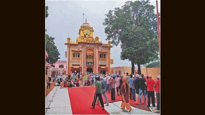 Dera Sachkhand situated in Ballan village 8km from Jalandhar city. (Sourced) Dera Sachkhand situated in Ballan village 8km from Jalandhar city. (Sourced)