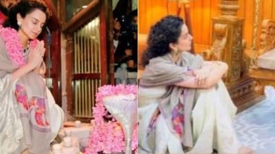 Kangana Ranaut travelled to Dehradun and then to Haridwar recently. Kangana Ranaut travelled to Dehradun and then to Haridwar recently.
