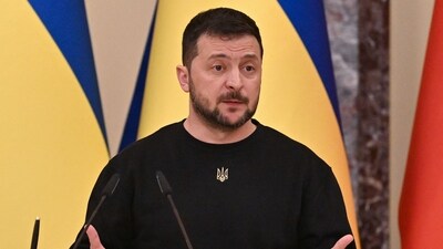 President of Ukraine Volodymyr Zelensky. (AFP)