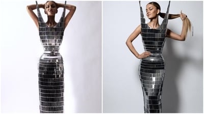 Met Gala 2023: Natasha Poonawalla’s ode to Choupette in a metallic gown (Instagram/@natasha.poonawalla) Met Gala 2023: Natasha Poonawalla’s ode to Choupette in a metallic gown (Instagram/@natasha.poonawalla)