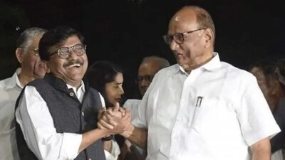 Sanjay Raut earlier said Sharad Pawar told him that there was a pressure on some individuals in the party to break ranks.