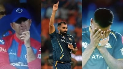 Ricky Ponting; Mohammed Shami; Hardik Pandya Ricky Ponting; Mohammed Shami; Hardik Pandya