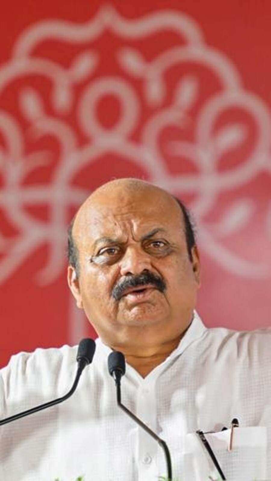 Karnataka CM Bommai was speaking to reporters during a roadshow in Mysuru. (PTI) (HT_PRINT)