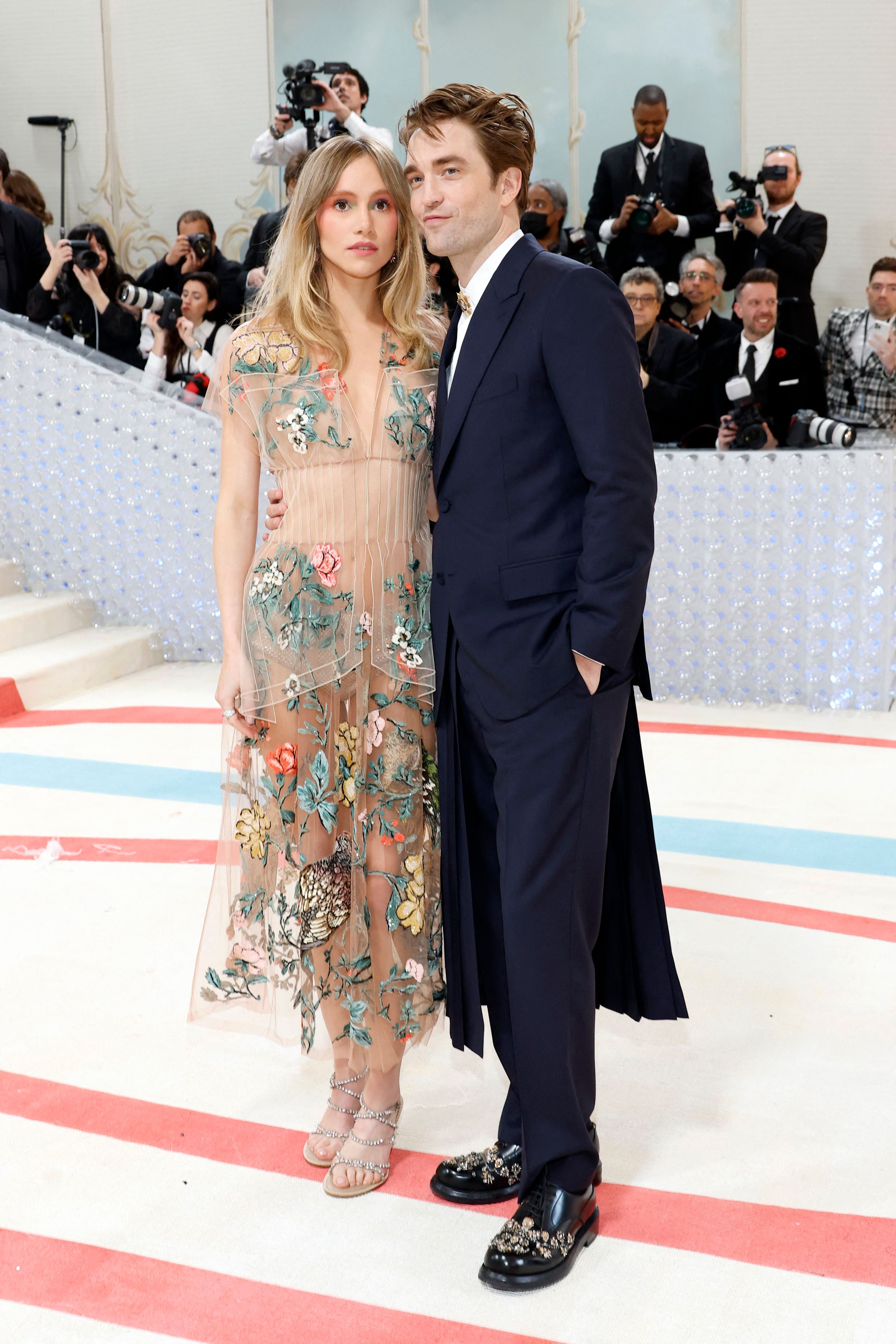 Suki Waterhouse and Robert Pattinson were also spotted.  (Getty Images via AFP)