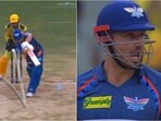 Marcus Stoinis is dismissed by Ravindra Jadeja
