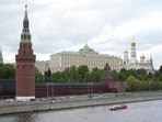 Kremlin Drone Attack: A view of the Moscow Kremlin in Moscow, Russia.