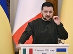 Ukrainian President Volodymyr Zelensky.