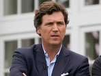 FILE - Tucker Carlson attends the final round of the Bedminster Invitational LIV Golf tournament in Bedminster, N.J., Sunday, July 31, 2022. FILE - Tucker Carlson attends the final round of the Bedminster Invitational LIV Golf tournament in Bedminster, N.J., Sunday, July 31, 2022.