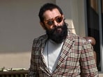 Chiyaan Vikram poses during the promotion of Ponniyin Selvan 2 in Mumbai.