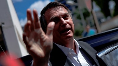 Former Brazilian President Jair Bolsonaro. (REUTERS)