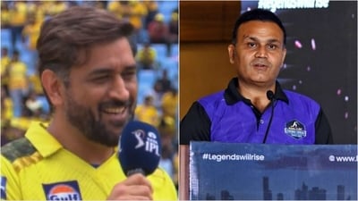 MS Dhoni; Virender Sehwag (IPL/File) MS Dhoni; Virender Sehwag (IPL/File)