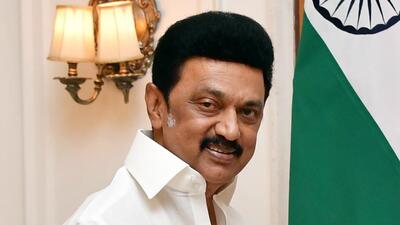 MK Stalin hits out at Amit Shah over his defence on scrapping of Muslim quota in Karnataka. (ANI) MK Stalin hits out at Amit Shah over his defence on scrapping of Muslim quota in Karnataka. (ANI)