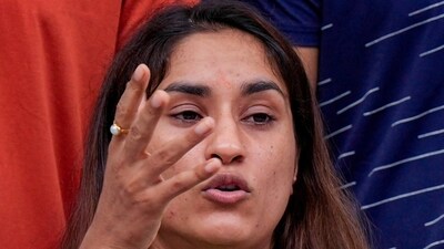 Wrestler Vinesh Phogat. (PTI)