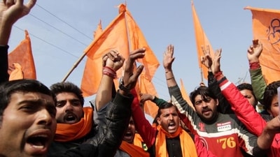 Bajrang Dal workers have burnt party manifesto at Mangaluru (Represtative Image) Bajrang Dal workers have burnt party manifesto at Mangaluru (Represtative Image)