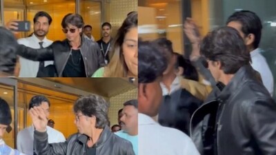 Shah Rukh Khan refused to click a selfie with his fan at the Mumbai airport. Shah Rukh Khan refused to click a selfie with his fan at the Mumbai airport.
