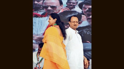 Supriya Sule is a three-time Lok Sabha MP and has been representing the Baramati constituency. (HT PHOTO) Supriya Sule is a three-time Lok Sabha MP and has been representing the Baramati constituency. (HT PHOTO)