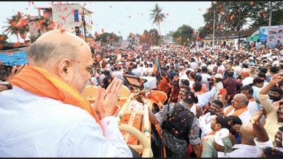 Union home minister Amit Shah dismissed opposition parties coming together to take on the BJP as a photo-op and said that it would have no impact on votes Union home minister Amit Shah dismissed opposition parties coming together to take on the BJP as a photo-op and said that it would have no impact on votes