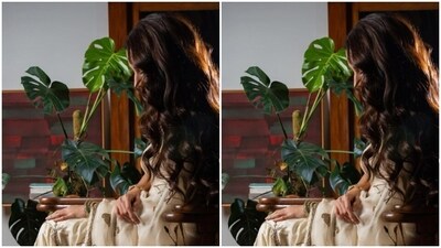 Dia played muse to fashion designer house Raw Mango and picked the stunning saree from the shelves of the designer house.&nbsp; (Instagram/@diamirzaofficial)