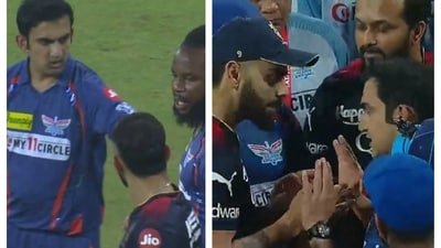 Gautam Gambhir and Virat Kohli had a heated fight during RCB vs LSG IPL match