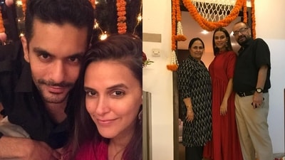 Neha Dhupia moved to a new house in Mumbai. Neha Dhupia moved to a new house in Mumbai.