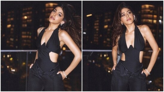 Alaya F is an absolute fashionista. The actor keeps slaying fashion goals like a pro with snippets from her fashion diaries on her Instagram profile on a regular basis. From acing casual ensembles to showing us how to deck up as the boss babe in power suits, Alaya’s fashion diaries are replete with inspo for her fans to refer to. A day back, Alaya shared a string of pictures of herself dressed in a black co-ord set.(Instagram/@alayaf)