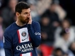Paris Saint-Germain's Argentine forward Lionel Messi Paris Saint-Germain's Argentine forward Lionel Messi