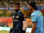 Hardik Pandya (L) with Ashish Nehra Hardik Pandya (L) with Ashish Nehra